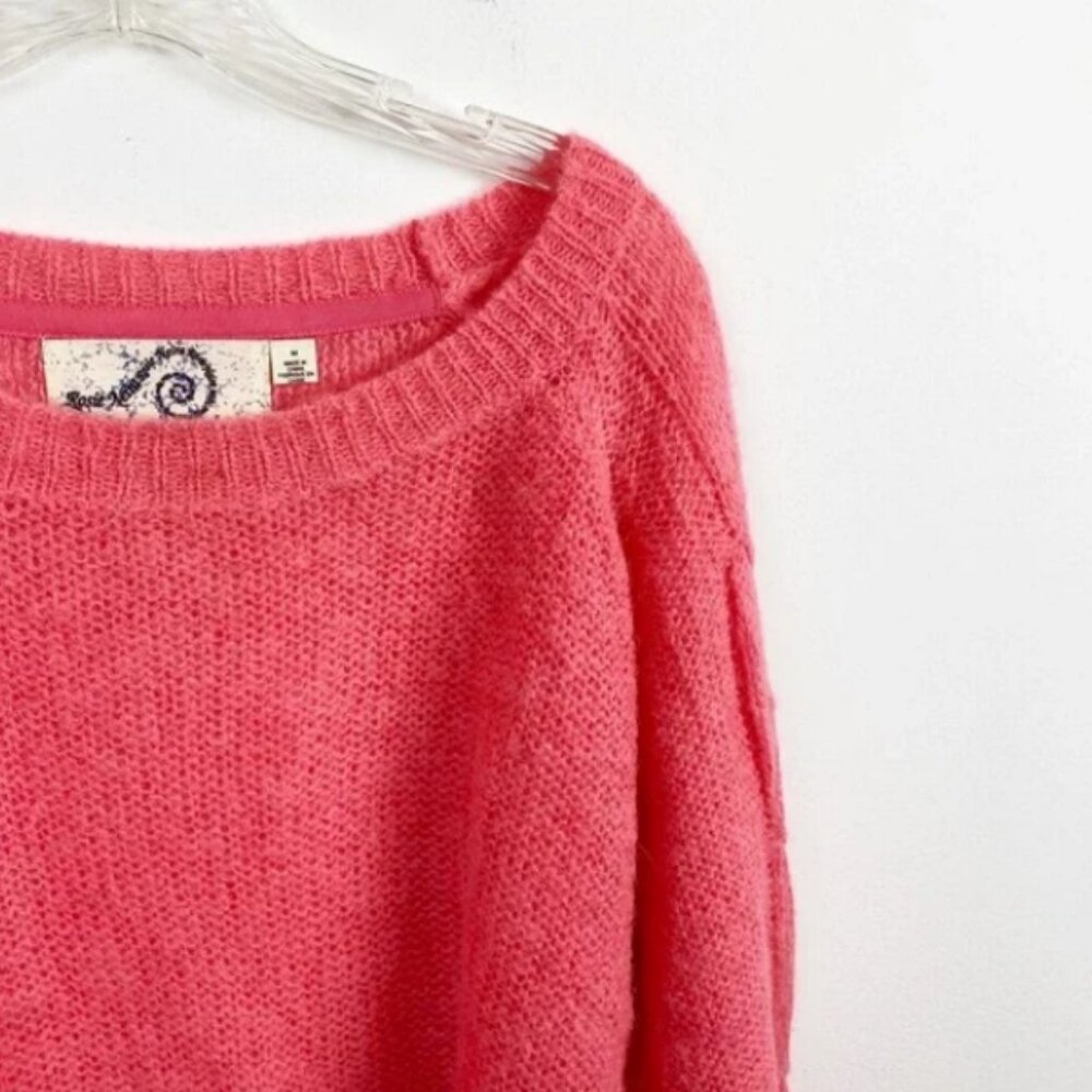 Anthropologie Rosie Neim Coral cropped sweater - Size S